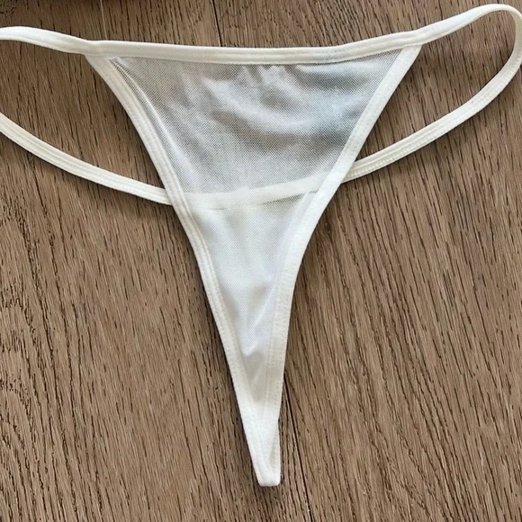 Rene Rofe Cream Lace Bustier set size Small NWT - Picture 4 of 4